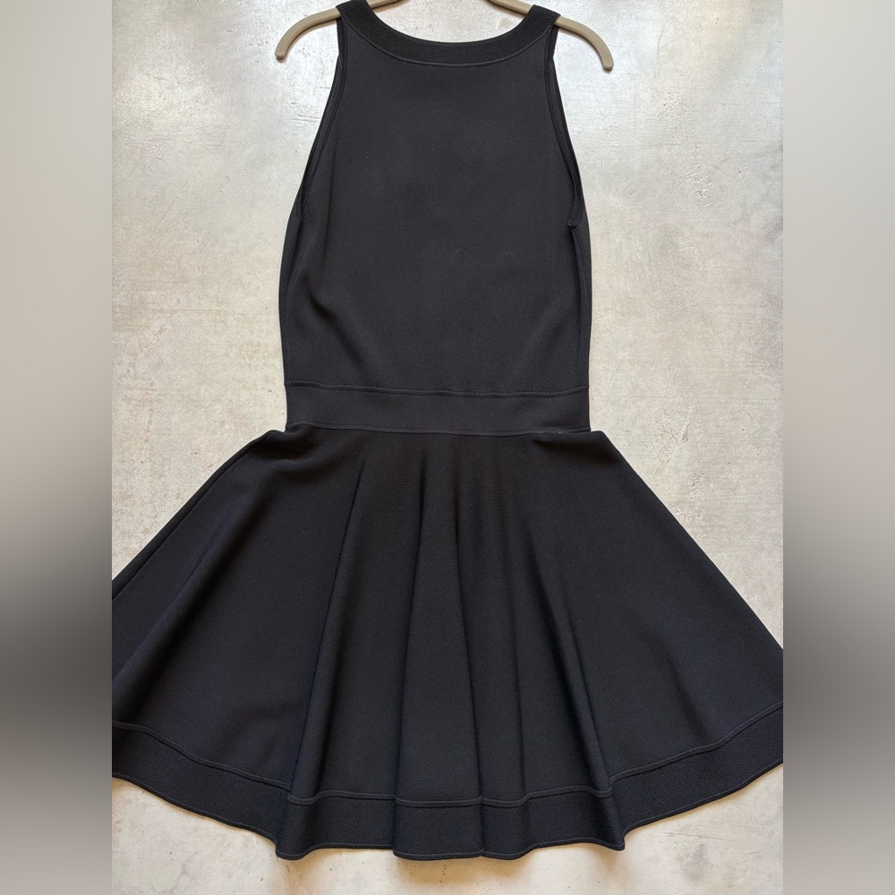 NWT Donna Karan Fit & Flare Flounced Dress - Picture 8 of 16